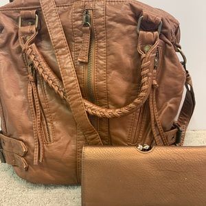 SALE🎉 Brown Hobo Bag with Wallet